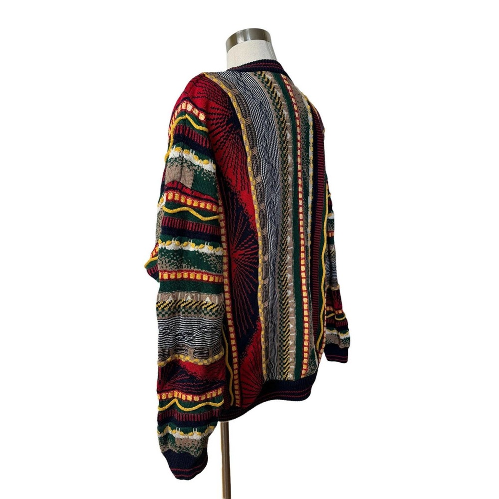 Coogi Mens Sweater -Missing Tag- Cotton Colorful - XL/XXL - Picture 6 of 10